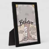 Geloof boom fotoplaat (Zijkant)