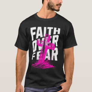 Geloof boven angst - Christelijk ontwerp T-shirt