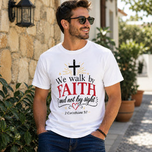 Geloof Boven Angst Christelijk T-shirt