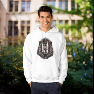 Geloof boven angst Koning Leeuw Hoodie