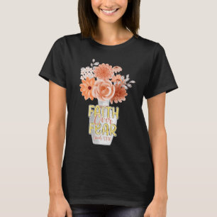 Geloof boven angst t-shirt