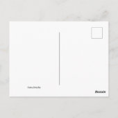 Geloof boven angst zonnebloem briefkaart (Achterkant)