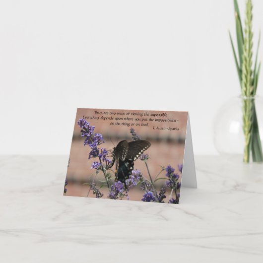 Geloof... briefkaart (Voorkant)