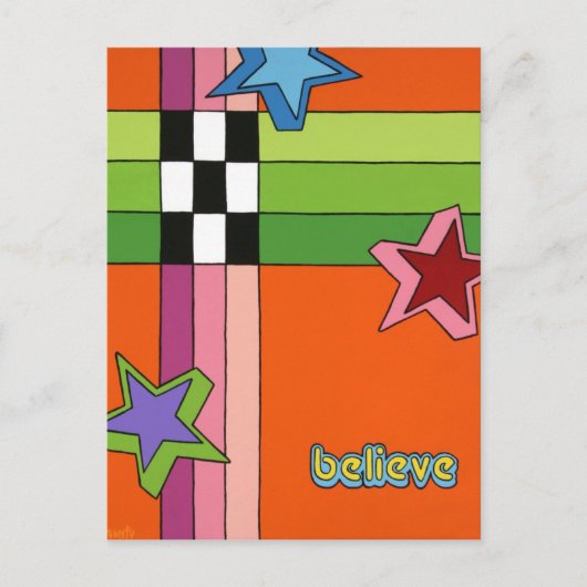 "Geloof" Briefkaart (Voorkant)