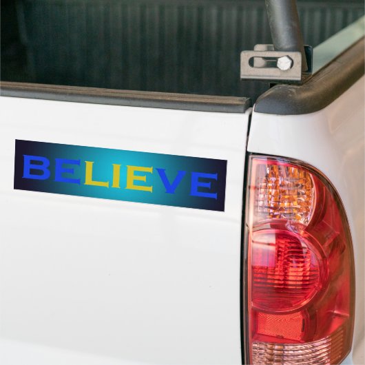 GELOOF Bumpersticker (Op Truck)