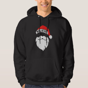 Geloof citaat op Sinterklaas hoed snor familie sam Hoodie