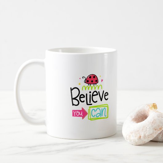 Geloof dat je de Mok Koffie voor ontwerper kunt aa (Met donut)