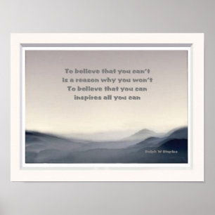 Geloof dat je kunt poster