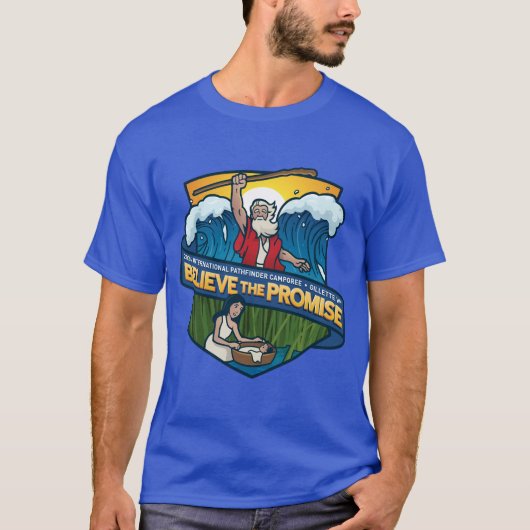 Geloof de Belofte 2024 International Camporee T-shirt (Voorkant)