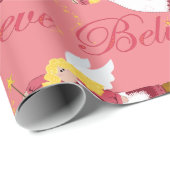 Geloof de kerstengel cadeaupapier (Rol Hoek)