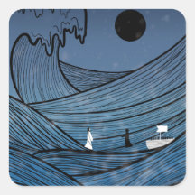 Geloof door de sticker van het storm