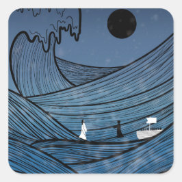 Geloof door de sticker van het storm