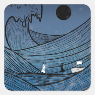 Geloof door de sticker van het storm