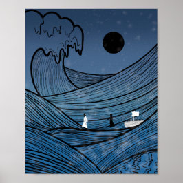 Geloof door het storm poster