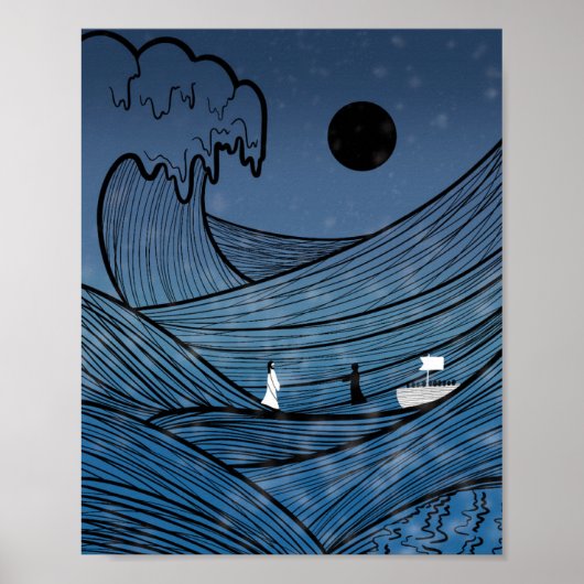 Geloof door het storm poster (Voorkant)