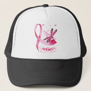 Geloof Dragonfly roze lintblaaskanker Trucker Pet