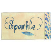 GELOOF DREAM SPARKLE INSPIRE Typografie Kussensloop (Voorkant-Rechts)