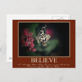 Geloof, droom briefkaart (Voorkant / Achterkant)