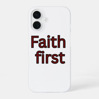 Geloof eerste religieuze gezegde iPhone 16 hoesje