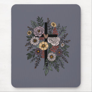 Geloof en Bloemen Muismat