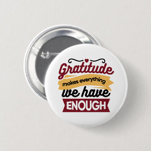 Geloof en Dankbaarheid Kunstwerk – Opbeurende Chri Ronde Button 5,7 Cm