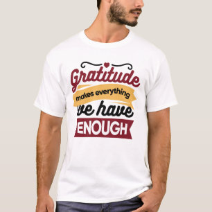 Geloof en Dankbaarheid Kunstwerk – Opbeurende Chri T-shirt