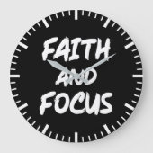 Geloof en focus - Christelijke Hustle Succes Gym Grote Klok (Voorkant)