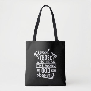 Geloof en Gehoorzaamheid – Inspirerende Schrift Draagtas