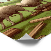 Geloof en vakmanschap verenigd poster (Hoek)