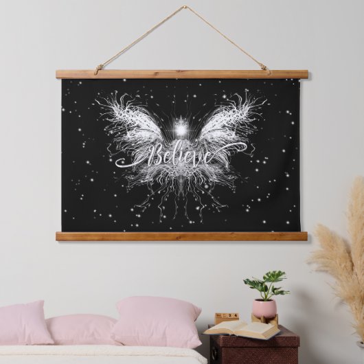 Geloof Fairy Starlight Fantasy Hangend Wandkleed (Slaapkamer)