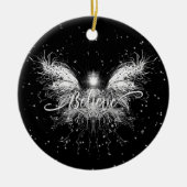 Geloof Fairy Starlight Fantasy Keramisch Ornament (Voorkant)