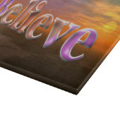 Geloof Fantasy Sky Inspirerend Snijplank (Hoek)