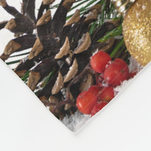 "Geloof" Fleece Blanke (Hoek)