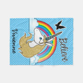 Geloof Fleece Deken (Voorkant (Horizontaal))