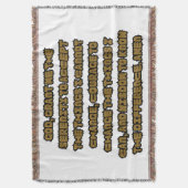 Geloof gebaseerd sereniteit gebed citaat deken (Voorkant Verticaal)