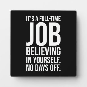 Geloof, geen vrije dagen - succes, sportschool, dr fotoplaat