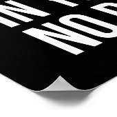 Geloof, geen vrije dagen - succes, sportschool, dr poster (Hoek)