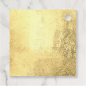 Geloof Gold Stars Christmas Gift Label (Achterkant)