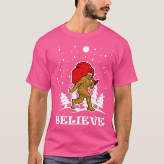 Geloof Grappig Kerstmis Tshirt Vakantie Gift