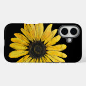Geloof grote zonnebloem schilderij Case-Mate iPhone case (Achterkant (horizontaal))