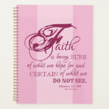Geloof - Hebreeën 11:1 21,6 x 27,9 cm planner