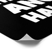 Geloof het - Grappig succes Motivatie Poster (Hoek)