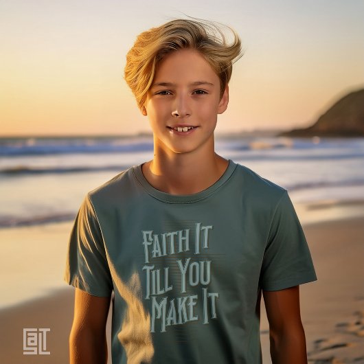 Geloof het totdat je het maakt Opmerking Christeli T-shirt