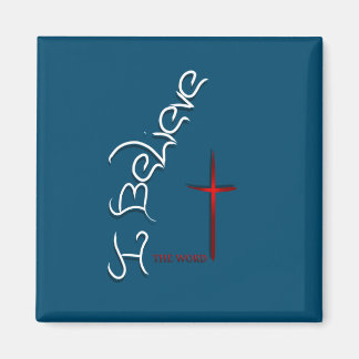 Geloof het woord God Magneet