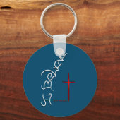 Geloof het woord God Sleutelhanger (Voorkant)