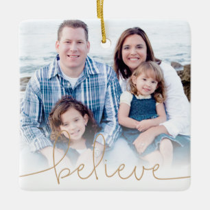 Geloof Holiday Photo Keepomwille Keramisch Ornament