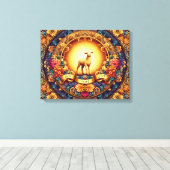 Geloof, hoop en liefde" Canvas (Insitu (Houten vloer))