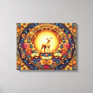 Geloof, hoop en liefde" Canvas Afdruk