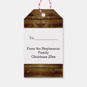 Geloof Hoop Liefde Christelijk Kerstmis Cadeaulabel (Achterkant)