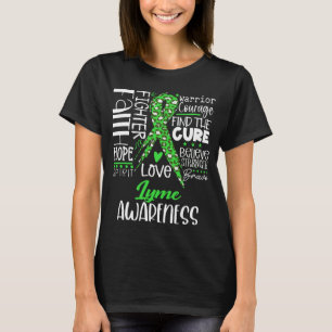 Geloof Hoop Liefde Genees Lyme Bewustwording T-shirt
